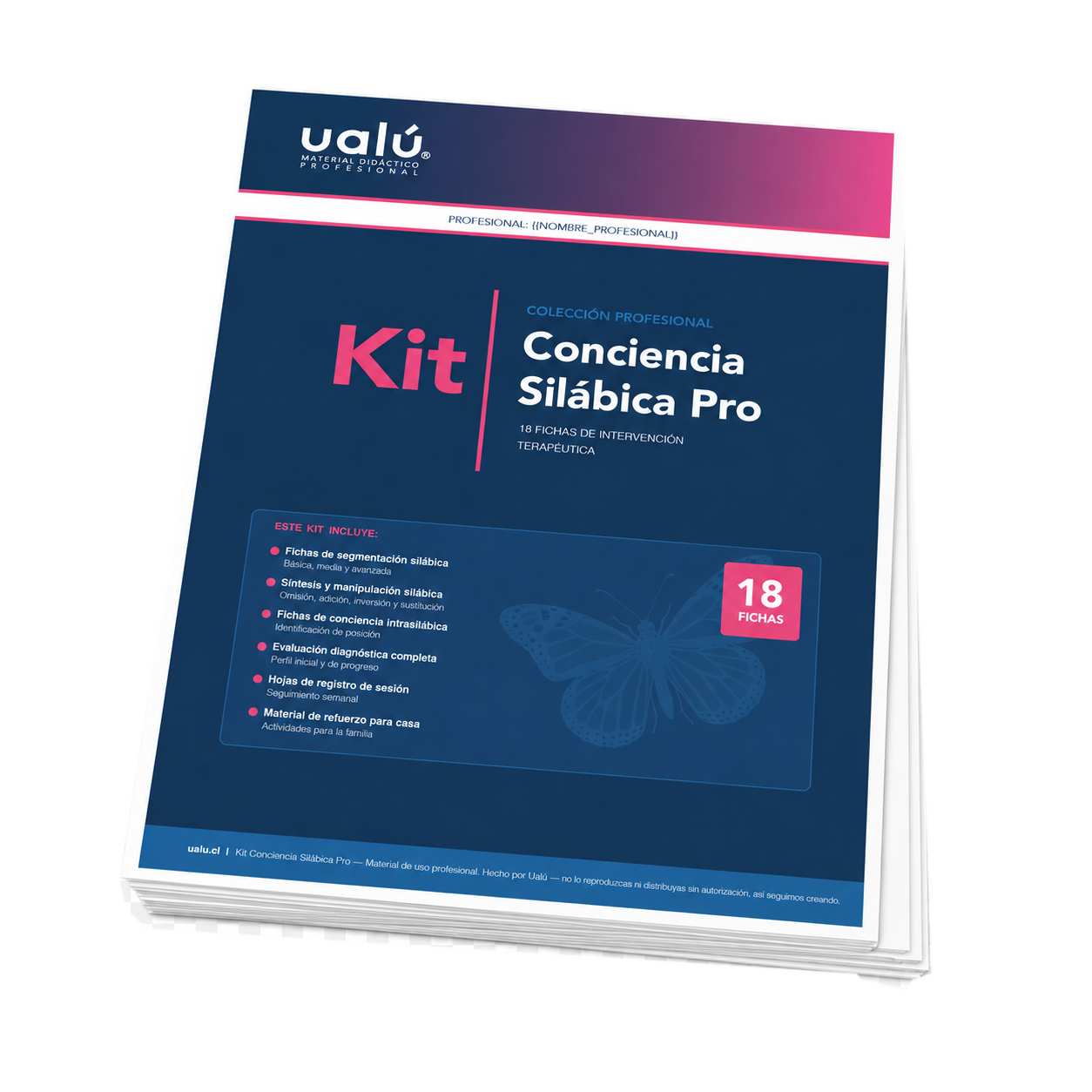 Kit Conciencia Silábica Pro — Material Didáctico para Fonoaudiólogos